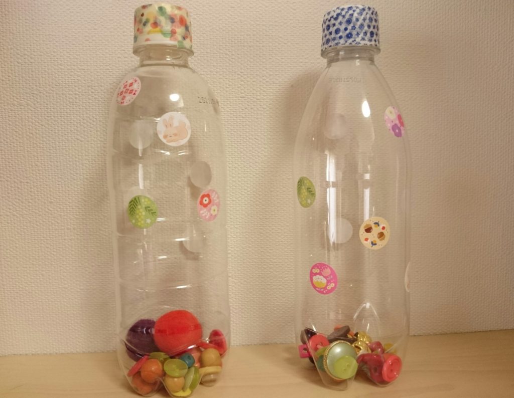 ペットボトルでおもちゃ作り おやこde広場八ケ崎